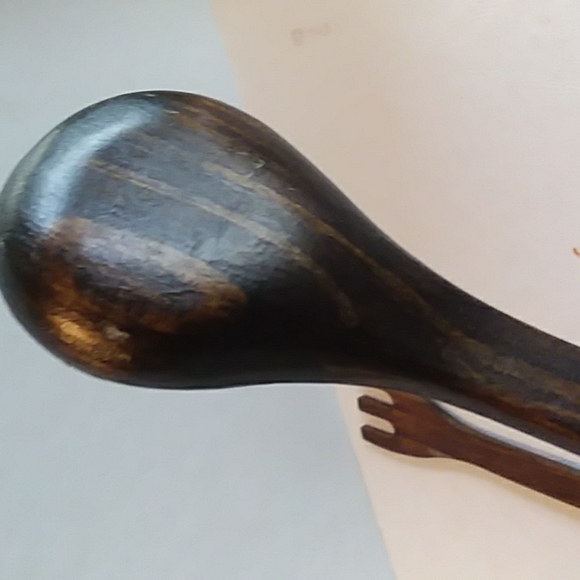 Hand Made Wood Salad Utensils - Picture 11 of 11